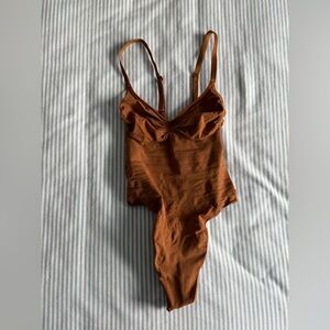 SKIMS Rust Body Contour Bodysuit